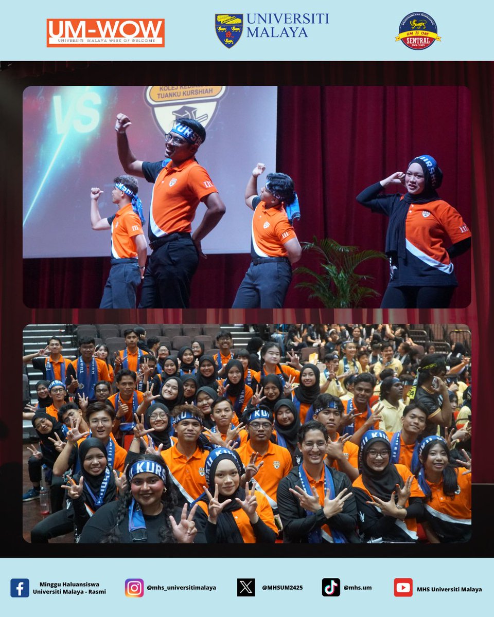 MHSUM2526's tweet photo. The Battle of Chorus is an annual tradition for Universiti Malaya student facilitators upon the arrival of the Universiti Malaya Week of Welcome.Get ready to witness unity and oneness as they perform together!

Let’s experience the (UM-WOW) spirit together! https://t.co/FCsQxdF9qI