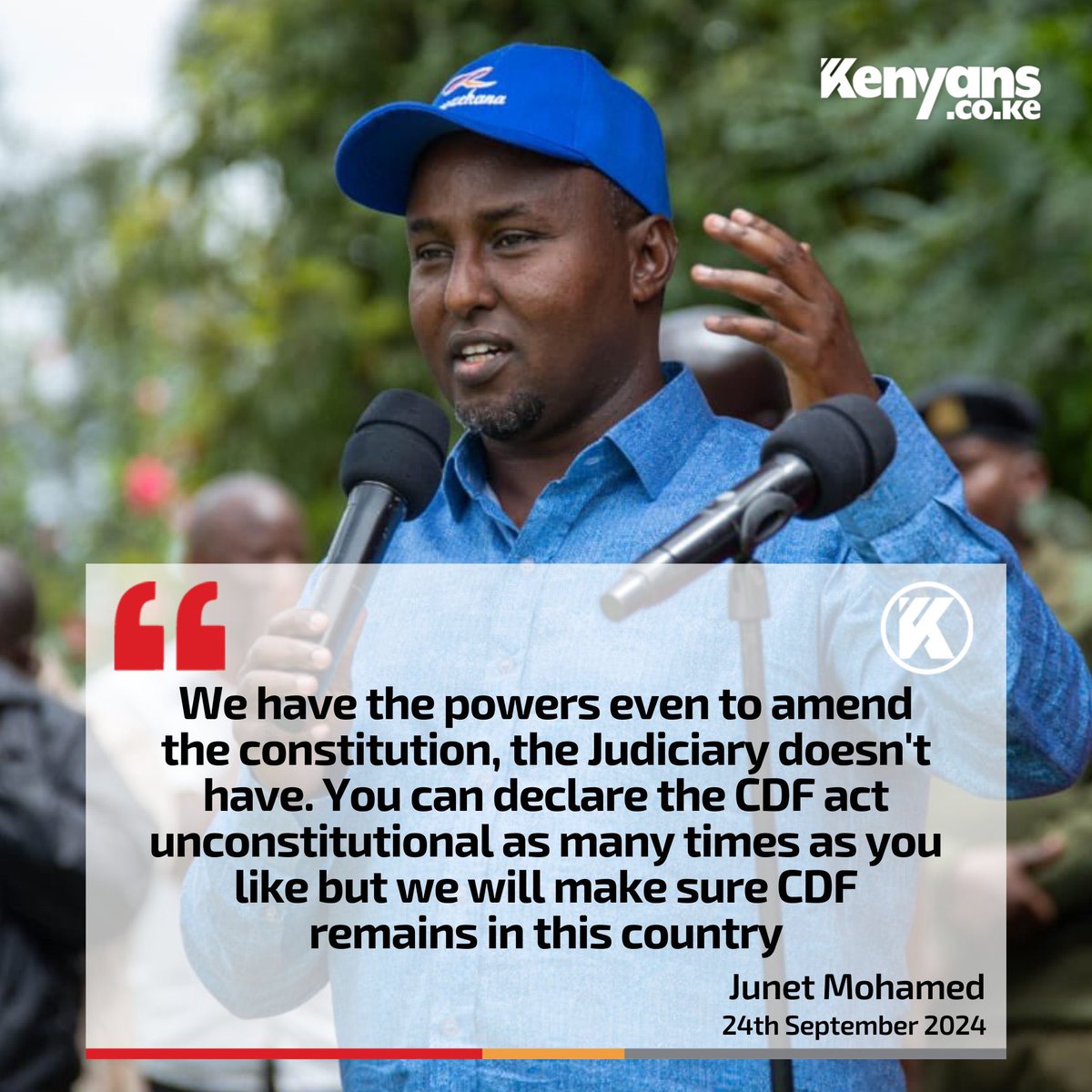 Riggy akisema "Bora murima isiguzwe " 
Mps wanajua Murima yao ni CDF na wamesema msijaaribu msijaaribu or you will see bad things