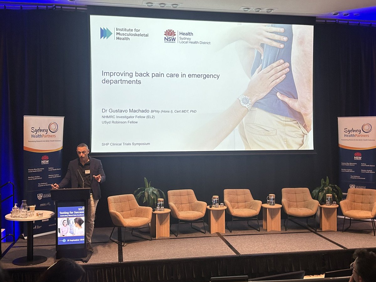Marina Pinheiro (@mabpinheiro) on Twitter photo Great presentation by <a href="/gustavocmachado/">Gustavo Machado</a> at <a href="/SHPartners/">Sydney Health Partners</a> Testing for Success: celebrating clinical trials excellence on improving back pain in ED <a href="/SydneyMSK/">Sydney MSK</a> <a href="/msk_health/">Institute for Musculoskeletal Health</a> <a href="/CGMMaher/">Chris Maher</a> Great presentation by <a href="/gustavocmachado/">Gustavo Machado</a> at <a href="/SHPartners/">Sydney Health Partners</a> Testing for Success: celebrating clinical trials excellence on improving back pain in ED <a href="/SydneyMSK/">Sydney MSK</a> <a href="/msk_health/">Institute for Musculoskeletal Health</a> <a href="/CGMMaher/">Chris Maher</a>