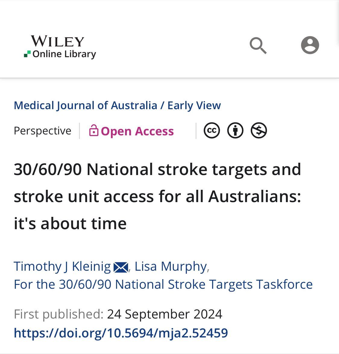 Terrific workshop at #APSC24 on the 30/60/90 National Stroke Targets. Simultaneous publication of our national ‘call to arms’ in the MJA! doi.org/10.5694/mja2.5…