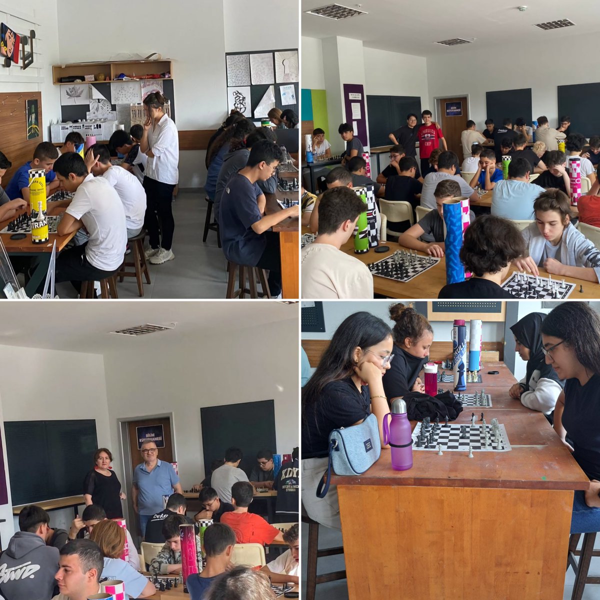 Hacı Bektaş Veli Anadolu Lisesi, Geleneksel 4. Satranç Turnuvası çekişme ve mücadele dolu müsabakalar ile başladı, tüm katılımcı öğrencilerimize başarılar dileriz 🏆🥇