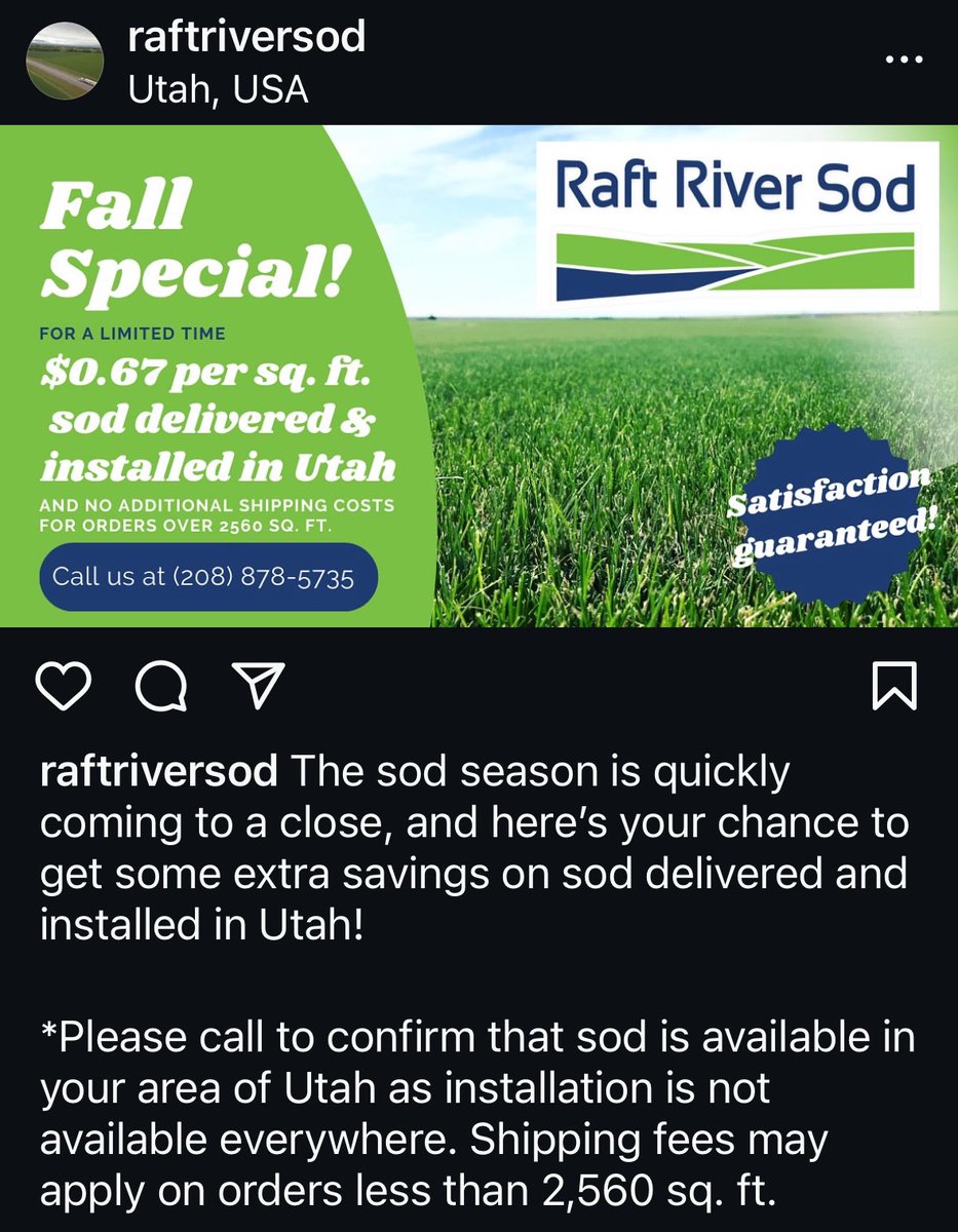 Raft River Sod (@raftriversod) on Twitter photo 