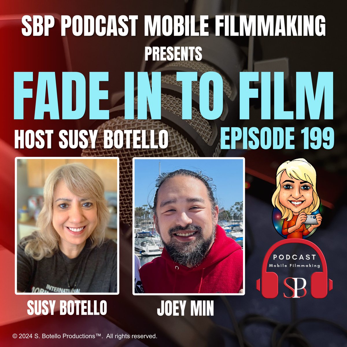 “Fade In To Film: Feel the Story in Your Film” is EP 199! Joey Min &amp; <a href="/susybotello/">Susy Botello</a> discuss how to connect personal stories to films, and why.
#SBPPodcast #MobileFilmmaking #IndieFilm 

mobilefilmmaking.podbean.com/e/fade-in-to-f…