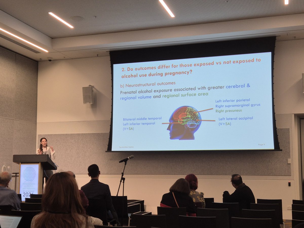 Jack Wilson (@jack_mwilson) on Twitter photo On behalf of <a href="/MTeesson/">Prof Maree Teesson AC</a>, <a href="/Emily_Stockings/">A/Prof Emily Stockings</a> discusses findings from the ABCD study. Prenatal alcohol exposure associated with altered brain structure in pre-adolescents. Thanks to <a href="/BrianaLees/">Briana Lees</a> for leading this work <a href="/TheMatilda_USyd/">The Matilda Centre</a> #ISBRA #ISBRA2024 On behalf of <a href="/MTeesson/">Prof Maree Teesson AC</a>, <a href="/Emily_Stockings/">A/Prof Emily Stockings</a> discusses findings from the ABCD study. Prenatal alcohol exposure associated with altered brain structure in pre-adolescents. Thanks to <a href="/BrianaLees/">Briana Lees</a> for leading this work <a href="/TheMatilda_USyd/">The Matilda Centre</a> #ISBRA #ISBRA2024