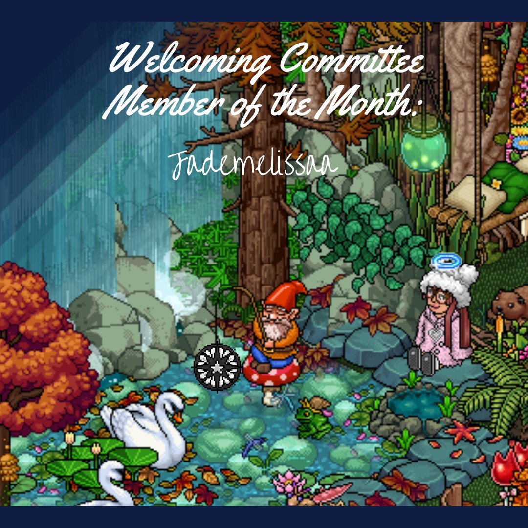 HIA__Habbo's tweet photo. Well done to jademelissaa for receiving welcoming committee member of the month award! π β¨ Did you know being WCOTM makes you 100% cuter?π | Created by Ciinzo #Habbo #HIA #HIAWC https://t.co/TPsHfg6UmW
