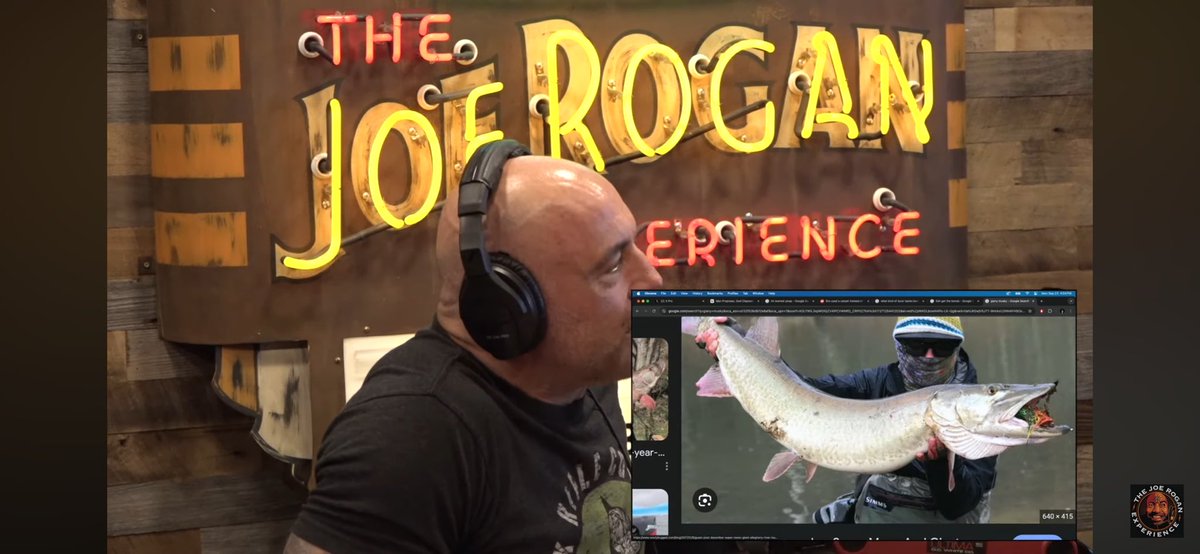 KeystoneAngler's tweet image. Almost had a heart attack when @joerogan had two of my Musky on his show today! #jre