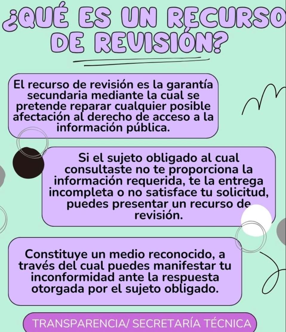 STEcatepec's tweet photo. ¿Sabes qué es un recurso de revisión? 
Aquí te lo contamos.😉 https://t.co/UC7a4f1YXj