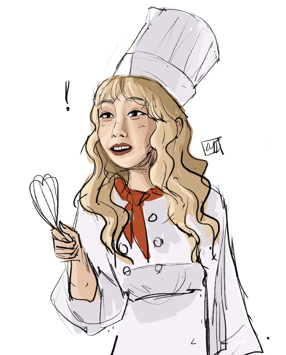 mjbugss's tweet photo. chef viv 
#LOONAfanart https://t.co/zQYkxV8bvs