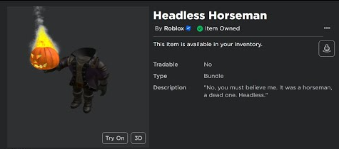 🎃Headless Horseman Giveaway!

💫REQUIREMENTS

- RT &amp; Like
- Follow <a href="/RELLbadman/">later</a> 
- Winner will be picked October 5th

🔥Drop Gamepasses Below🔥

#robloxgw #headlessgiveaway #headless #RTC #Giveaway #ROBLOX #headlesshorseman #robuxgiveaway #robux #robuxgiveaways #freerobux
