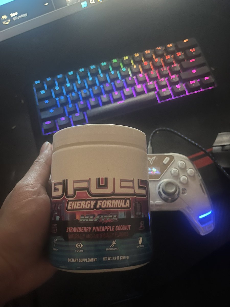 I am proud to announce I'm officially partnered with <a href="/GFuelEnergy/">G FUEL®</a>! Hopefully this is the secret recipe to keep me SANE!

Use code "Fundsyy" at checkout for 10% off!