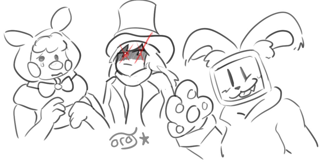 oro_junestar's tweet image. doodled a few characters i haven&apos;t drawn yet :3 #regretevator #pilby #mach #melanie