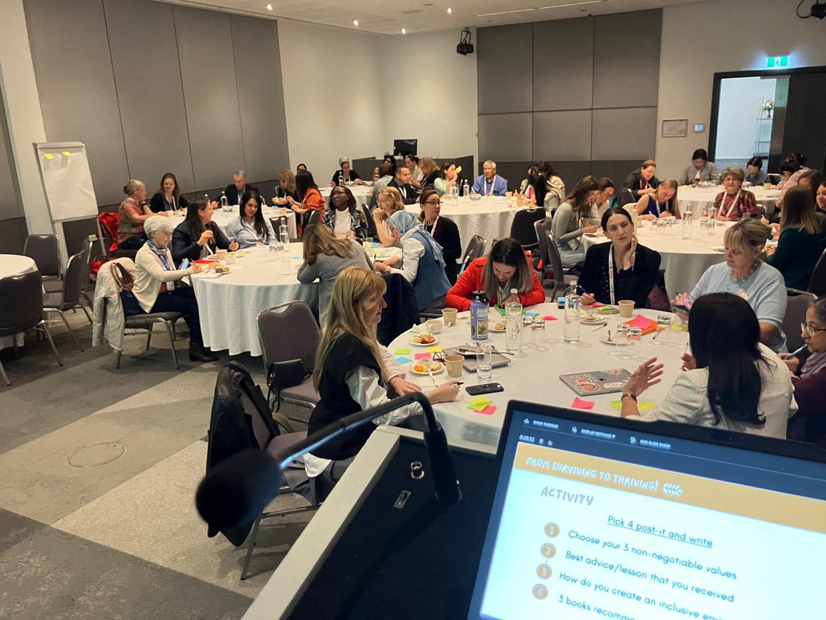 AlisonRBentley's tweet photo. Fantastic Women in Leadership breakfast this morning at #IWC2024Perth discussing authentic leadership &amp; gender empowerment.
Thanks to @CharlotteRambla &amp; @MaricelisAceve1 for making it happen &amp; excited for a more inclusive future! 🌾
@Illuminata21 @globalrust #WiCS https://t.co/PM5fPDXbMc
