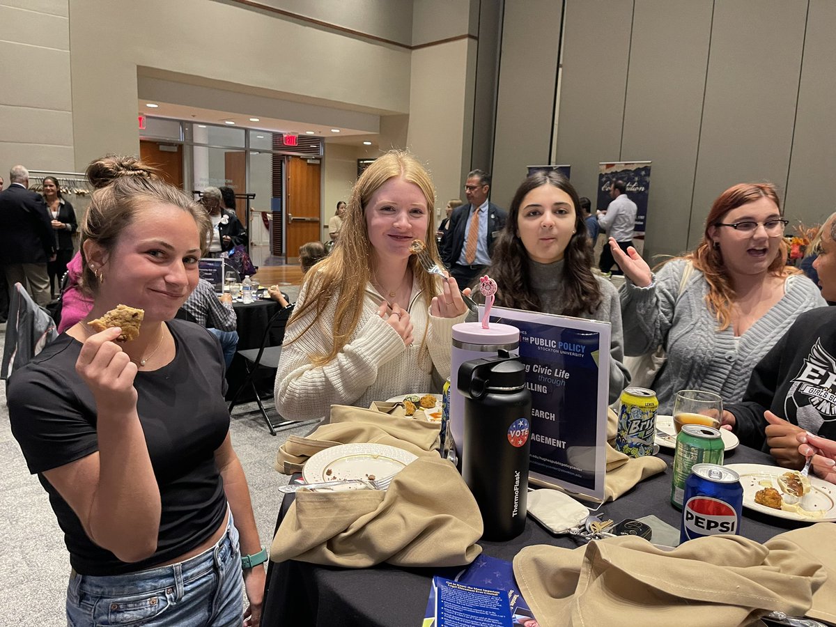 How awesome is this! A row full of sophomores in #APGov coming to <a href="/HughesCenter/">Stockton University Hughes Public Policy Center</a> lecture <a href="/Stockton_edu/">Stockton University</a> to hear Richard Hasen speak about voting rights in America. Nights like this and kids like these are why I ♥️ my job! 

#sschat #iCivicsEdNet