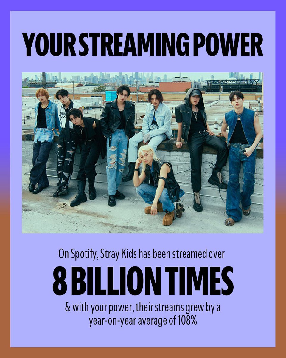 skzinfoespmx's tweet photo. MEXICO Y BRASIL EL MEJOR MERCADO DE STRAY KIDS EN SPOTIFY

En Spotify, SKZ ha sido streameado 8 MIL MILLONES DE VECES y sus streams crecieron en un promedio interanual del 108% en los cuales los principales mercados de skz en la app, son:

USA, Japón, Mexico, Brasil y Alemania https://t.co/saTGsxtqj4