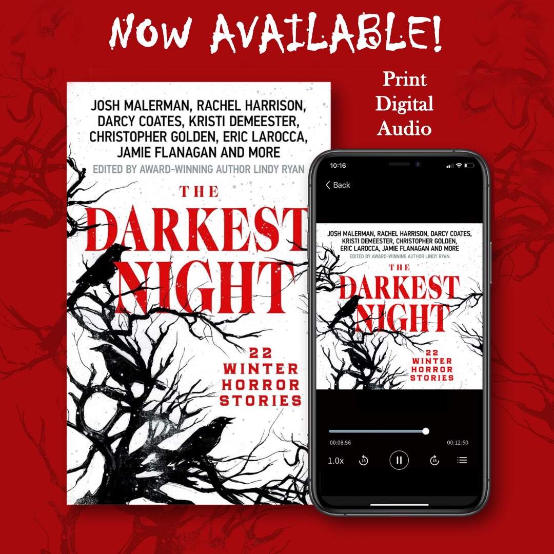 Thrilled that THE DARKEST NIGHT released today from Crooked Lane Books!

So excited to have my dark, twisty, holiday morsel “Candy Cane” in its pages alongside so many incredible authors.

Find it in print, digital, or audio… and enjoy the yuletide terrors!

#horror #holiday
