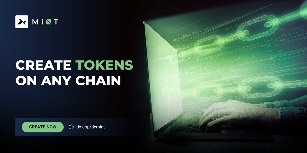 dxsale's tweet photo. Create tokens effortlessly on any blockchain with #DxMint and take your project global 🌍

The possibilities are endless! 👉 https://t.co/L8pHPlqM9g https://t.co/9FenbJh7pE
