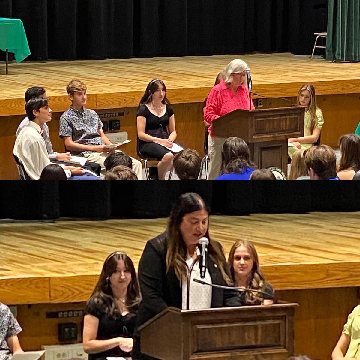 HarborfieldsHS's tweet photo. Congratulations to the newly inducted members of the Tri-M Honor Society.   Tonight was a beautiful ceremony recognizing all their hard work and the continued dedication of the current members and executive board.  #hfunited https://t.co/Rm2pg27PjA