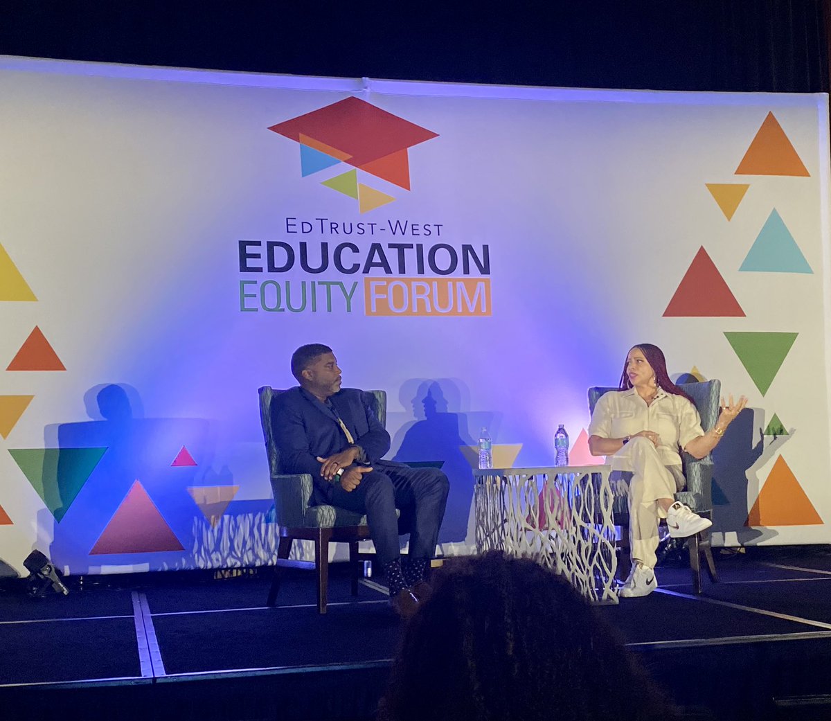 Richard Davis Jr. (@richardodavisjr) on Twitter photo "Achievement gaps aren’t about a lack of achievement among our students, but a lack of achievement by us, as a society." - <a href="/nhannahjones/">Ida Bae Wells</a>
Such a powerful and important keynote conversation at the #EdEquityForum2024, led by @chrisnellum. "Achievement gaps aren’t about a lack of achievement among our students, but a lack of achievement by us, as a society." - <a href="/nhannahjones/">Ida Bae Wells</a>
Such a powerful and important keynote conversation at the #EdEquityForum2024, led by @chrisnellum.