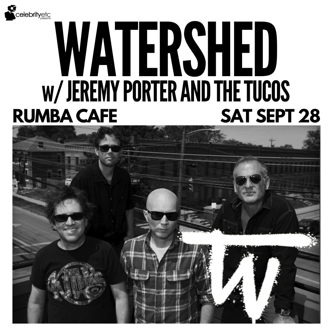 Saturday night in Columbus! THE TUCOS ARE BACK! Stoked to play with <a href="/watershd/">WATERSHED</a>, who pretty much rule, and the Rumba Cafe is an awesome room. Gonna be a banger. See ya thate! xx