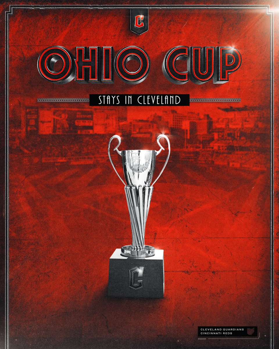 For the tenth consecutive season, the Ohio Cup remains in the state of Ohio.

Hard to even call this a rivalry at this point. 😉

#ForTheLand