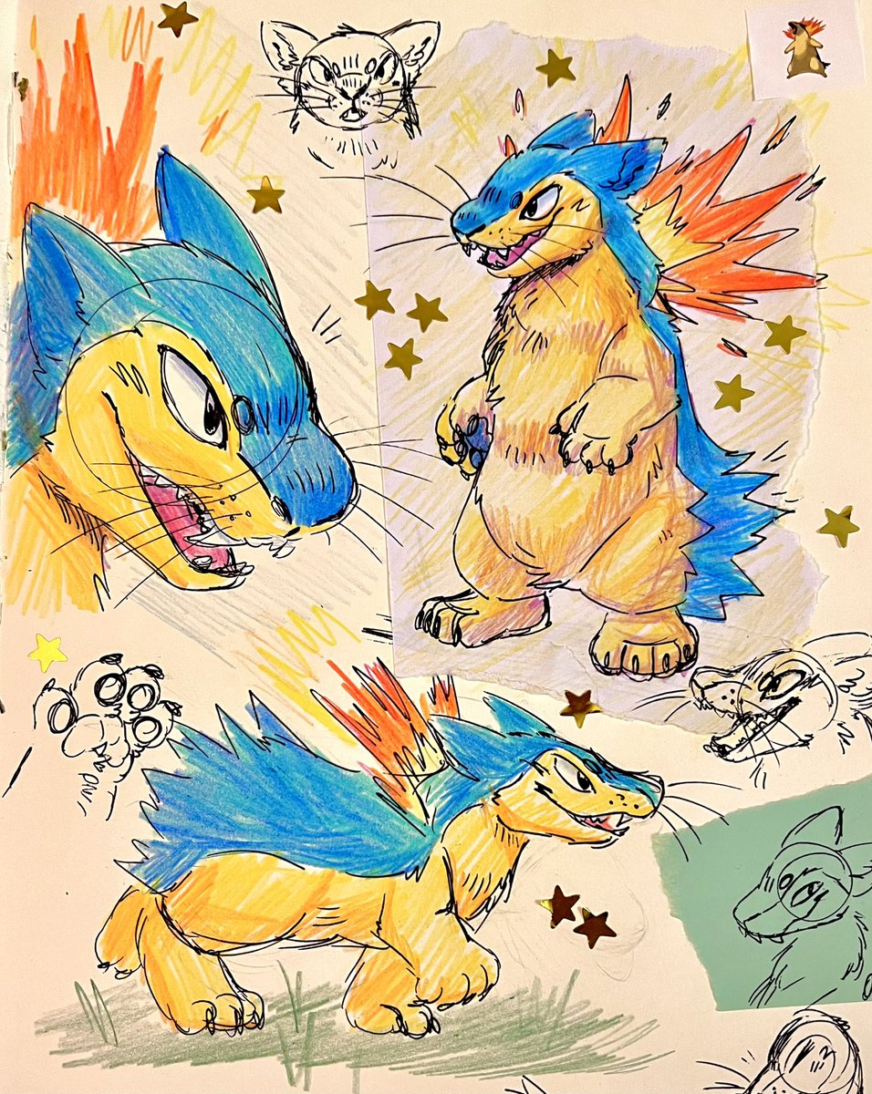 Typhlosion doodles