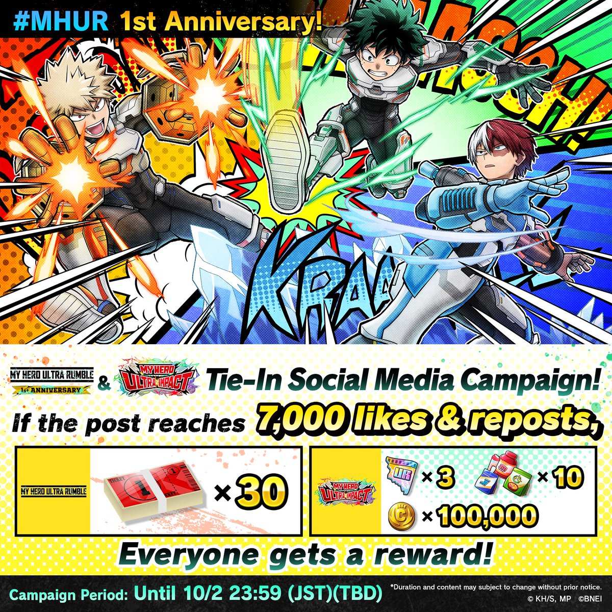 MY HERO ULTRA IMPACT tweet media