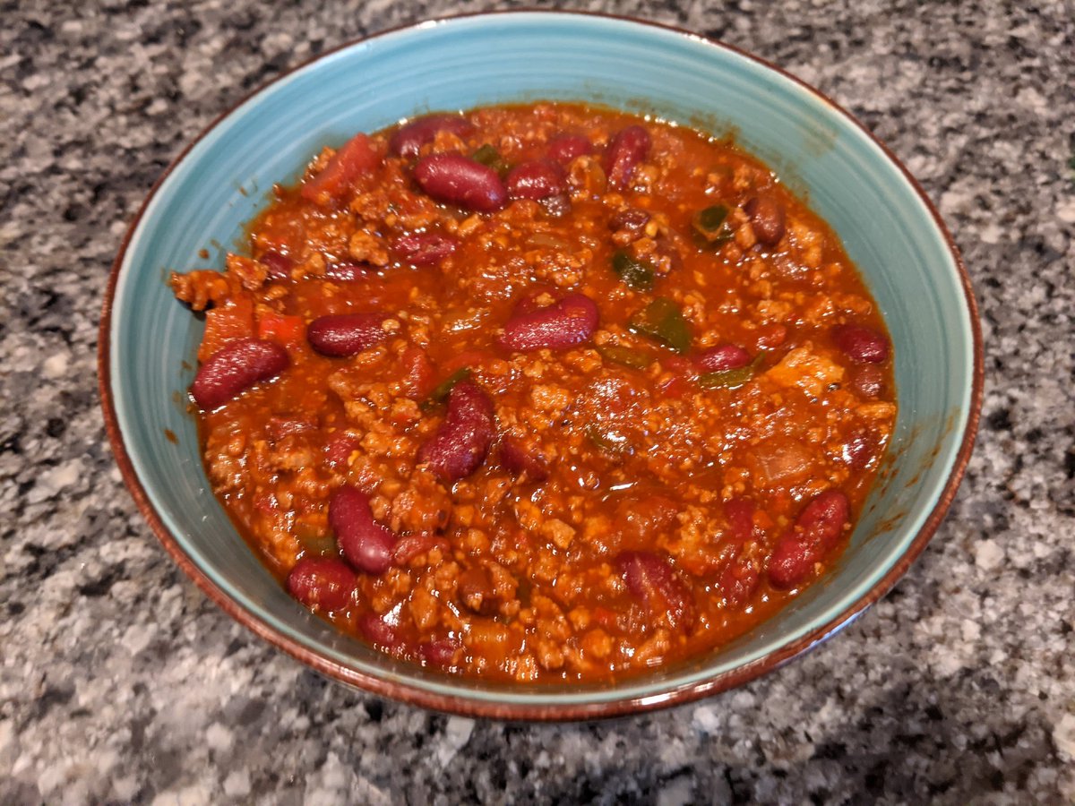 It's finally starting to cool off around here so you know I had to make some chili 😤