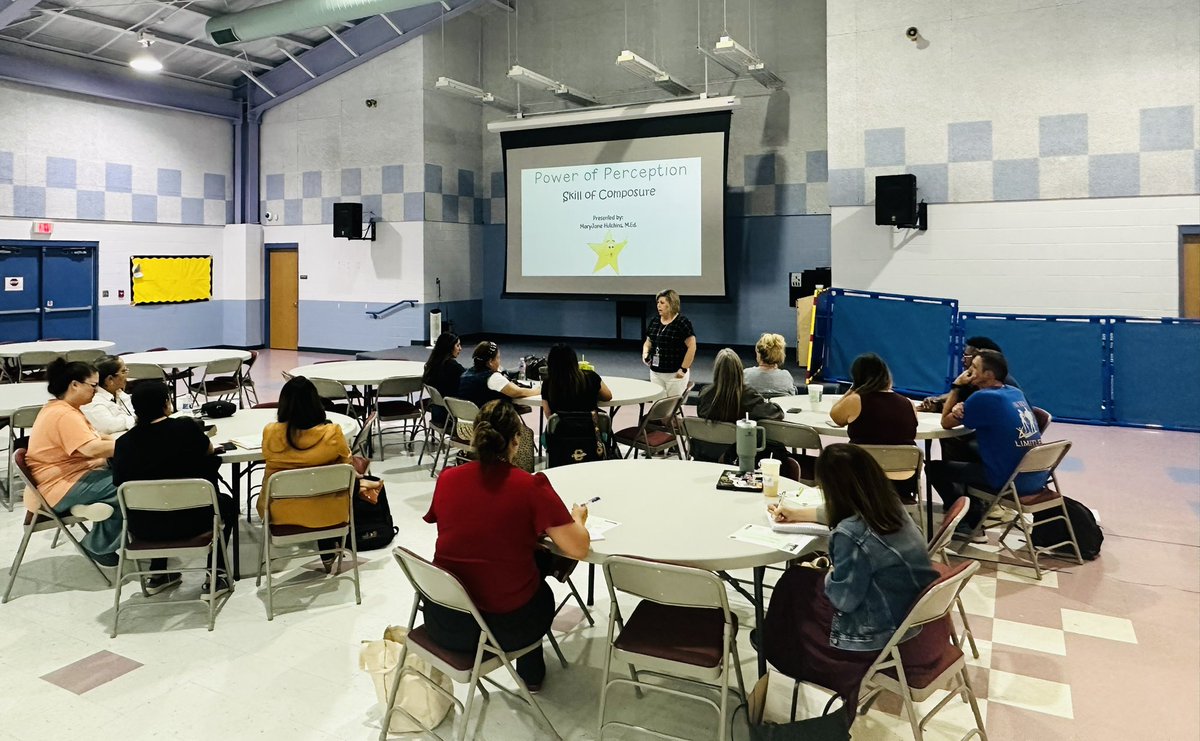 RubalcadoN's tweet image. @ConsciousD training with our amazing @MaryjaneHutchi1, who's teaching us about the Skill of Composure. Grateful for her time, knowledge, and the impact she's making across the district. @ECISD_EarlyEd #Composureiskey #Connection #Cooperation ♥️ 🔑 🧠