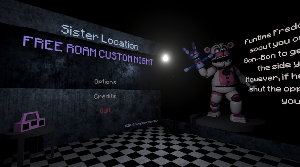 i cant decide if i want to publish this on itch without the secret mode or not 😣😣😣
#FNAF #gamedev