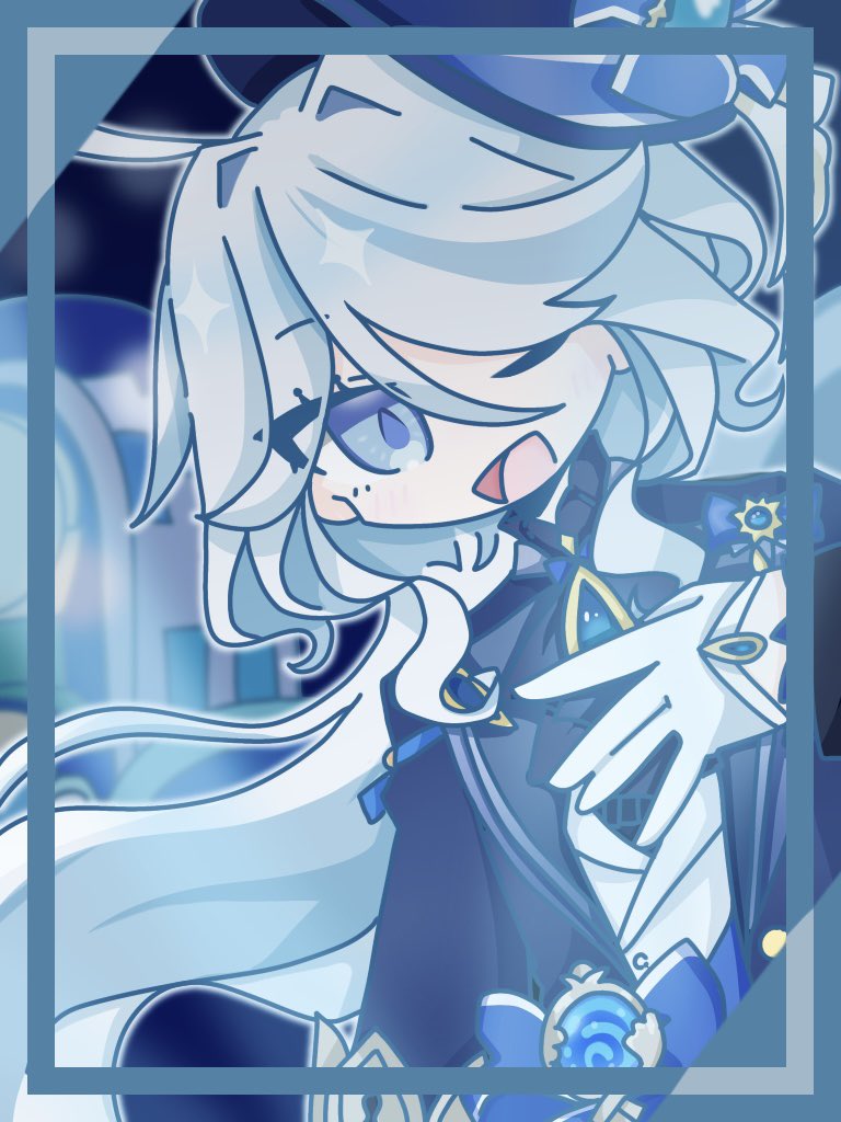 nページです♡ 水色も好き💙