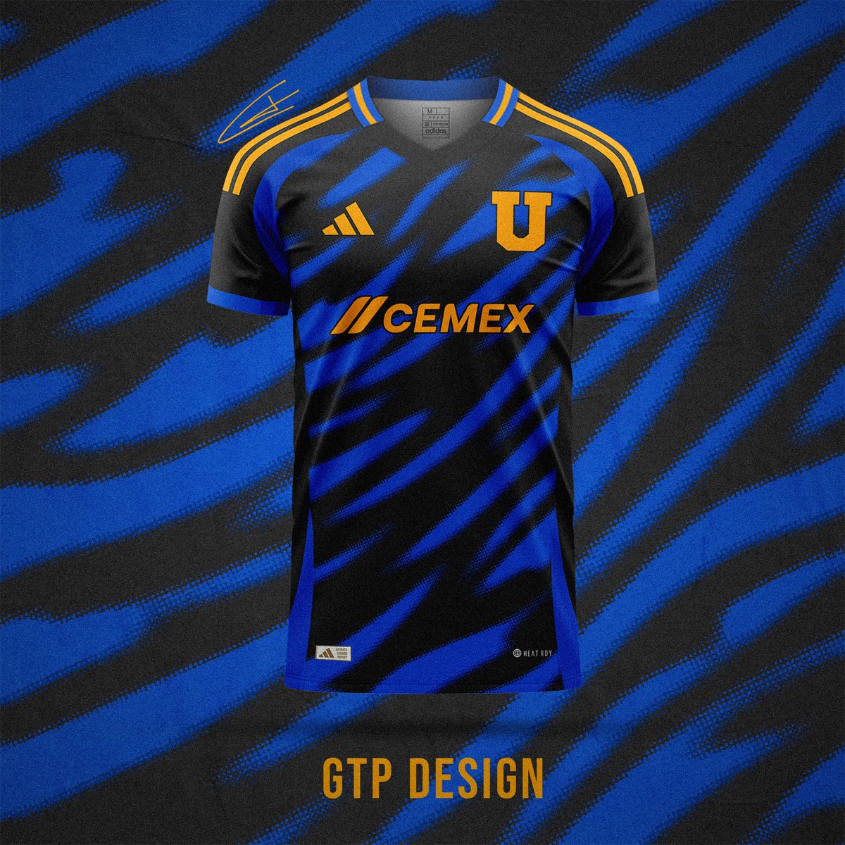 Tigres UANL | Tercera Equipación CONCEPTO

Probando algo diferente utilizando el negro como base con la piel de tigre en azul a dos tonos y detalles en oro incluyendo el escudo en “U”

¿Qué opinan?