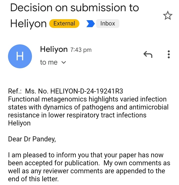 Carrying forward lab tradition - learn through work/publications - our first official entry into #AMR and it's role in infectious diseases differential severity. Watch out for full article soon
<a href="/IGIBSocial/">CSIR-IGIB</a> <a href="/BMGFIndia/">Gates Foundation India</a> <a href="/RockefellerFdn/">The Rockefeller Foundation</a> <a href="/WHO/">World Health Organization (WHO)</a>