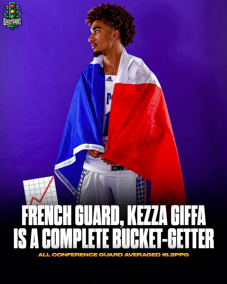 greenlightbball's tweet photo. Kezza Giffa is magic with the ball in his hands for @HPUMBB 🪄🔥

The Paris, France 🇫🇷 native averaged 16 PTS per game and was All-Conference off the bench last season. Giffa scored 20+ PTS in 12 games (2023-24), and went for a game-high 37PTS at Winthrop.

He is constantly in attack mode and always looking to get to the FT line. He finished 2nd in the country in FTs made with 242 📊