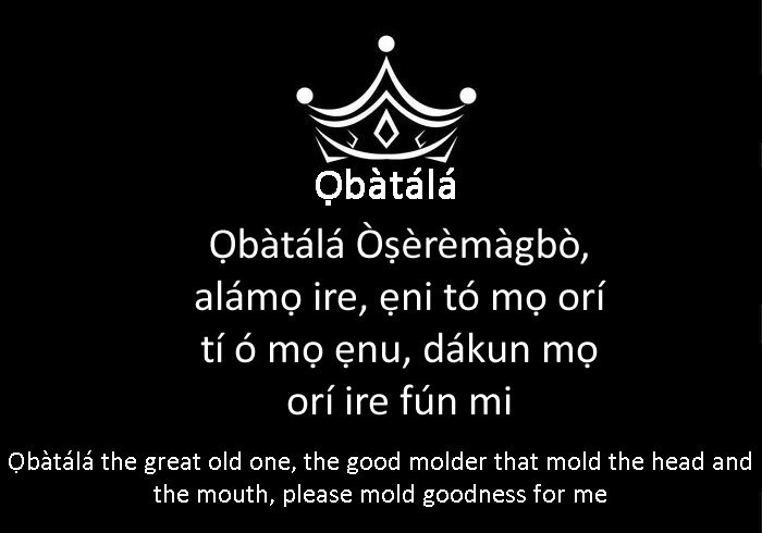jalfarog's tweet photo. Hoy celebramos el día de Obatalá, el orisha de la creación, la pureza y la cabeza. ️

Este orisha nos enseña la importancia de la cabeza, la claridad mental y la conexión con la naturaleza.

#DíaDeObatalá #Obatalá #Orisha #Espiritualidad #Creación #Pureza #Fe https://t.co/TFnkmbliqL