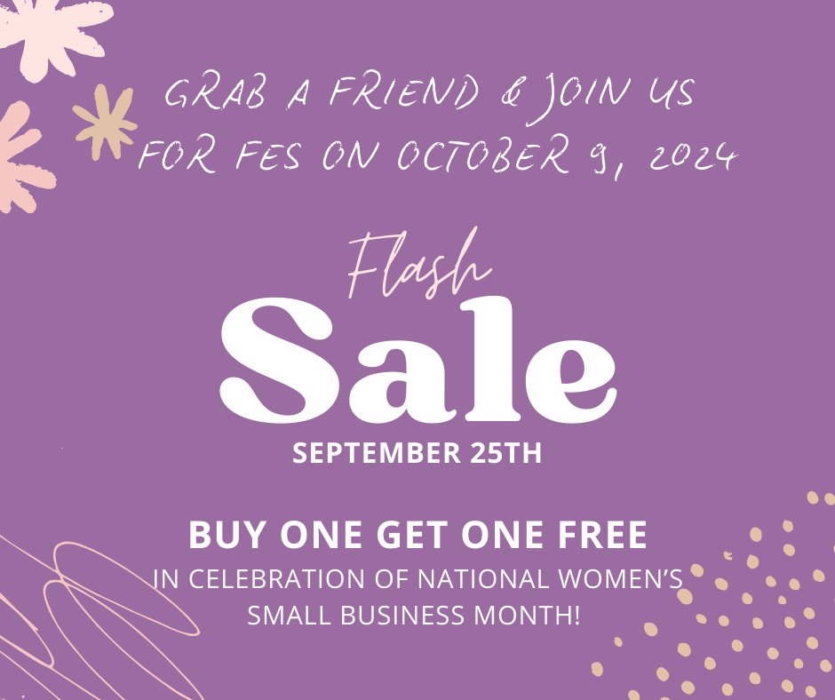 contempoprez's tweet photo. Flash Sale beginning tonight at midnight for one day only! Grab a friend and join us at #FES2024 to celebrate 10 years of the female entrepreneur summit and October is National Women’s Small Business Month. https://t.co/LJdRjT8DC4 https://t.co/wVZZYqdSyG