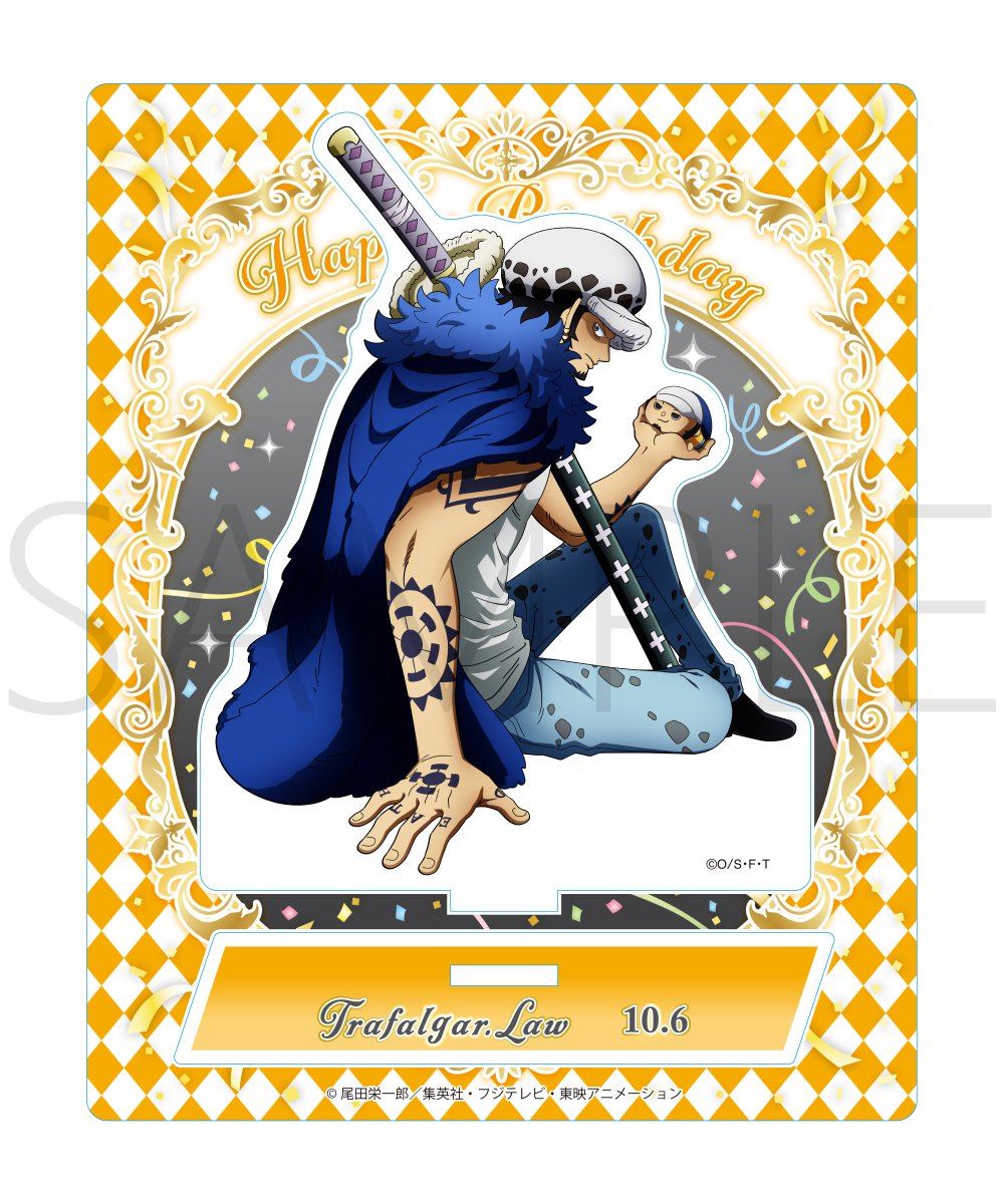 新商品】麦わらストア限定 ワンピース バースデーアクリルスタンド