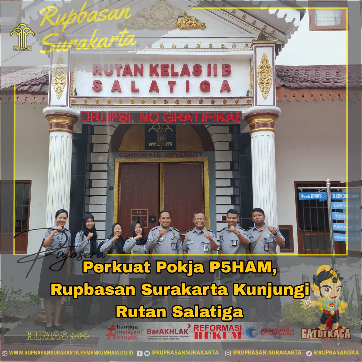 rupbasanska's tweet photo. Salam Bersahaja Slur! Mimin kemarin (24/09) ke @RutanSalatiga nih untuk pemantapan pengisian data dukung P5HAM. Apa sih P5HAM itu ? Selengkapnya cek postingan @ditjenham yak

Maturnuwun like dan commentnya. Dukung kami wujudkan #wbbm2024 

#kemenkumhamjateng #rupbasan #asn https://t.co/42x4zpf8af