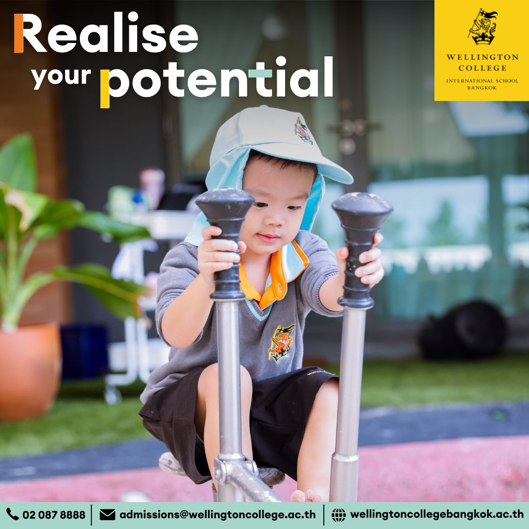 At Wellington College Bangkok we ensure that every child realises their full potential. Whatever their age, whatever their dreams, whatever their passion. We welcome children from 2-18 in search of an outstanding British education in Bangkok. Admissions@wellingtoncollege.ac.th