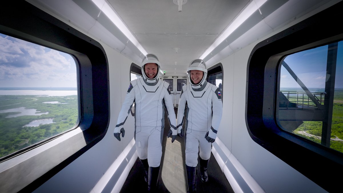 SpaceX's tweet image. Crew-9, SpaceX, and @NASA completed a full rehearsal of launch day activities ahead of liftoff on Saturday