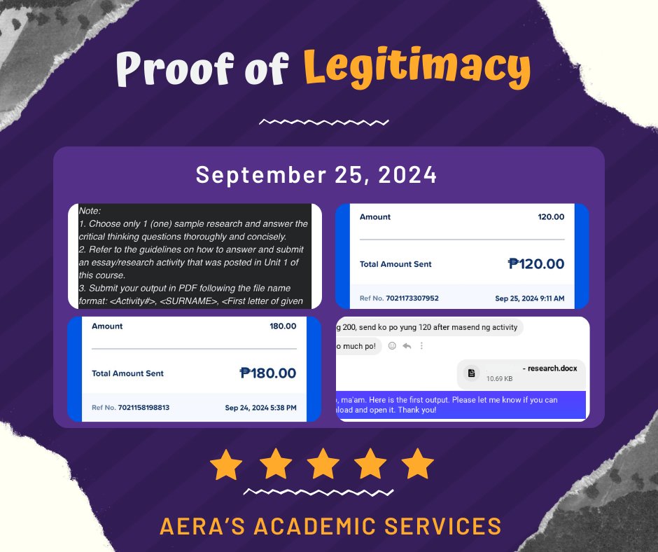 Thank you, ma'am.
ACCEPTING NEW CLIENTS 🩷📷

 #ProofOfLegitimacy 
#AcadCommission 
#AcademicCommission 
#FacebookClient 

Tags: pagawa lf client acad lf commisioner acad service academic affordable nursing editing essay poem story creative writing science math forte task coms