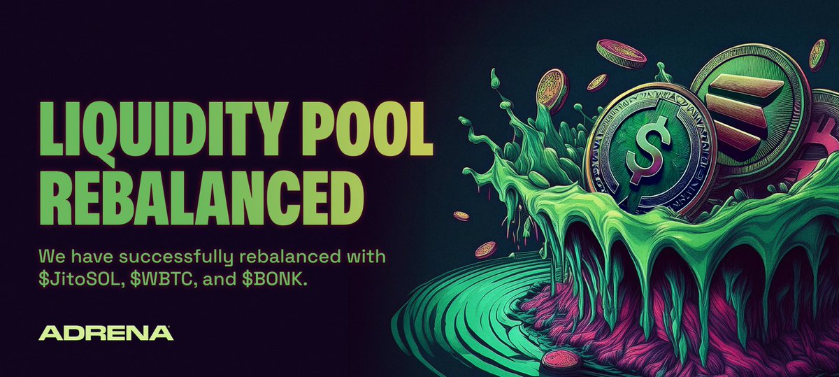 All assets in Adrena’s liquidity pool have now been rebalanced to correct ratios.

We want to thank the <a href="/flowdesk_co/">Flowdesk</a> team for helping providing smooth trade execution and optimal pricing!

Below are the details of what occurred during this OTC trade.