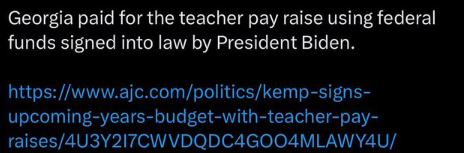mr_internet's tweet photo. BREAKING: Lyin' Brian Kemp at it again ๐๐คฃ - He hasn't done anything significant Harris / Biden has not paid for. #IfFactsMatter SOURCE: FoxNews & AJC