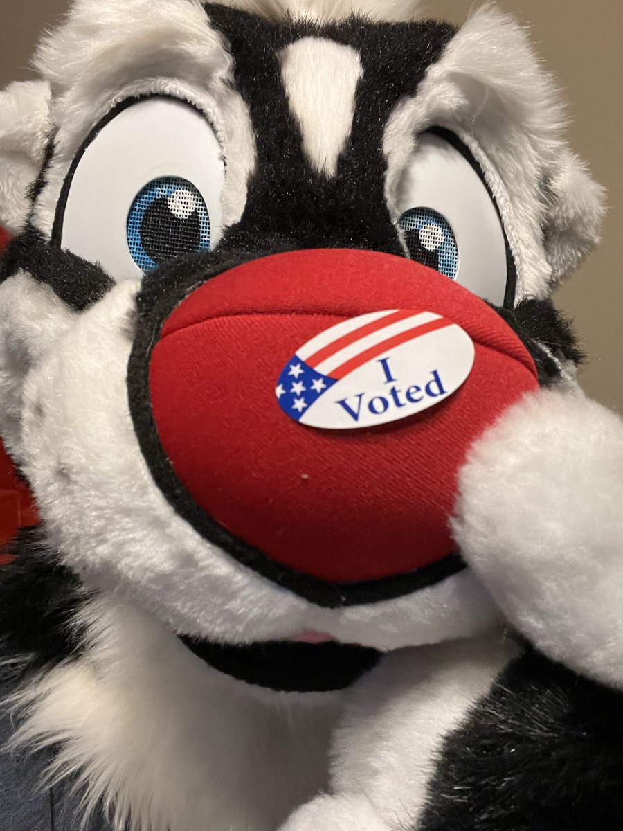 Sent in my ballot! Skunk Reminder to check your registration status and get any mail-in ballot sorted! 

Get out there and vote!