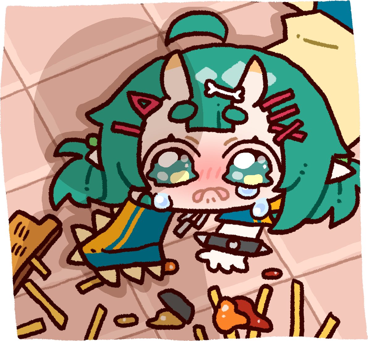 Dokosaur's tweet image. Chio clumsy
Art by @.engawa110
#Chiosaurtist