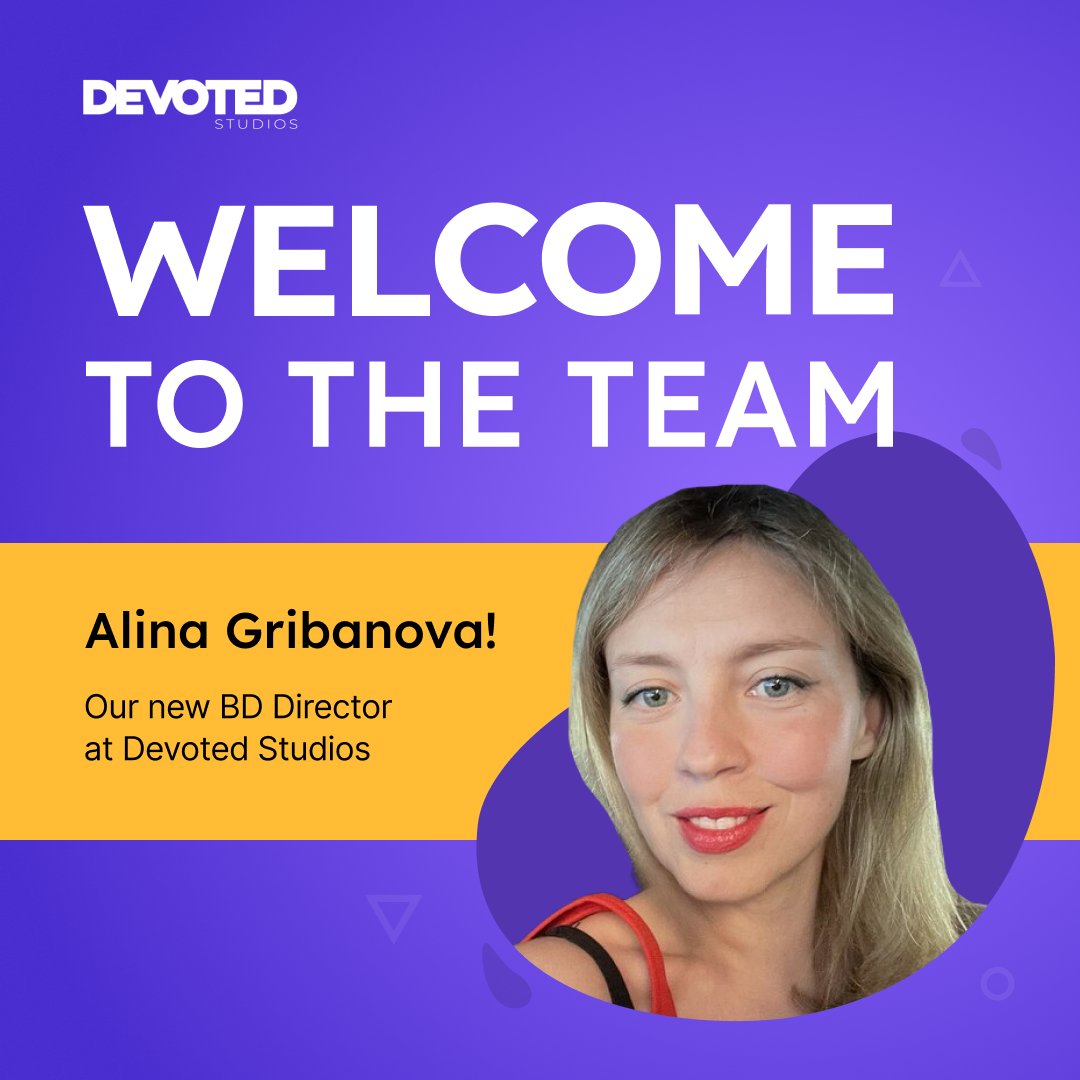 devotedfusion_'s tweet photo. Welcoming Alina to the Devoted Studios Team! With over 12 years of experience in the gaming industry, Alina brings a wealth of expertise, and a strategic approach that aligns perfectly with our vision. 

Let’s rock it! 🚀

#Welcome #Devotee #DevotedStudios #Gamedev https://t.co/bspSzSJCou