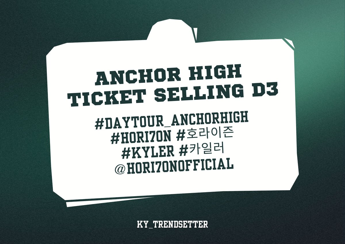 [🎉] TAGS | 🗓 ‘092524’

💫 Tweet, quote, and reply using our official tags below!
⏰ 9AM PHT ~

ANCHOR HIGH TICKET SELLING D3

#DAYTOUR_ANCHORHIGH
#HORI7ON #호라이즌 
#KYLER #카일러
<a href="/HORI7ONofficial/">HORI7ONofficial</a>