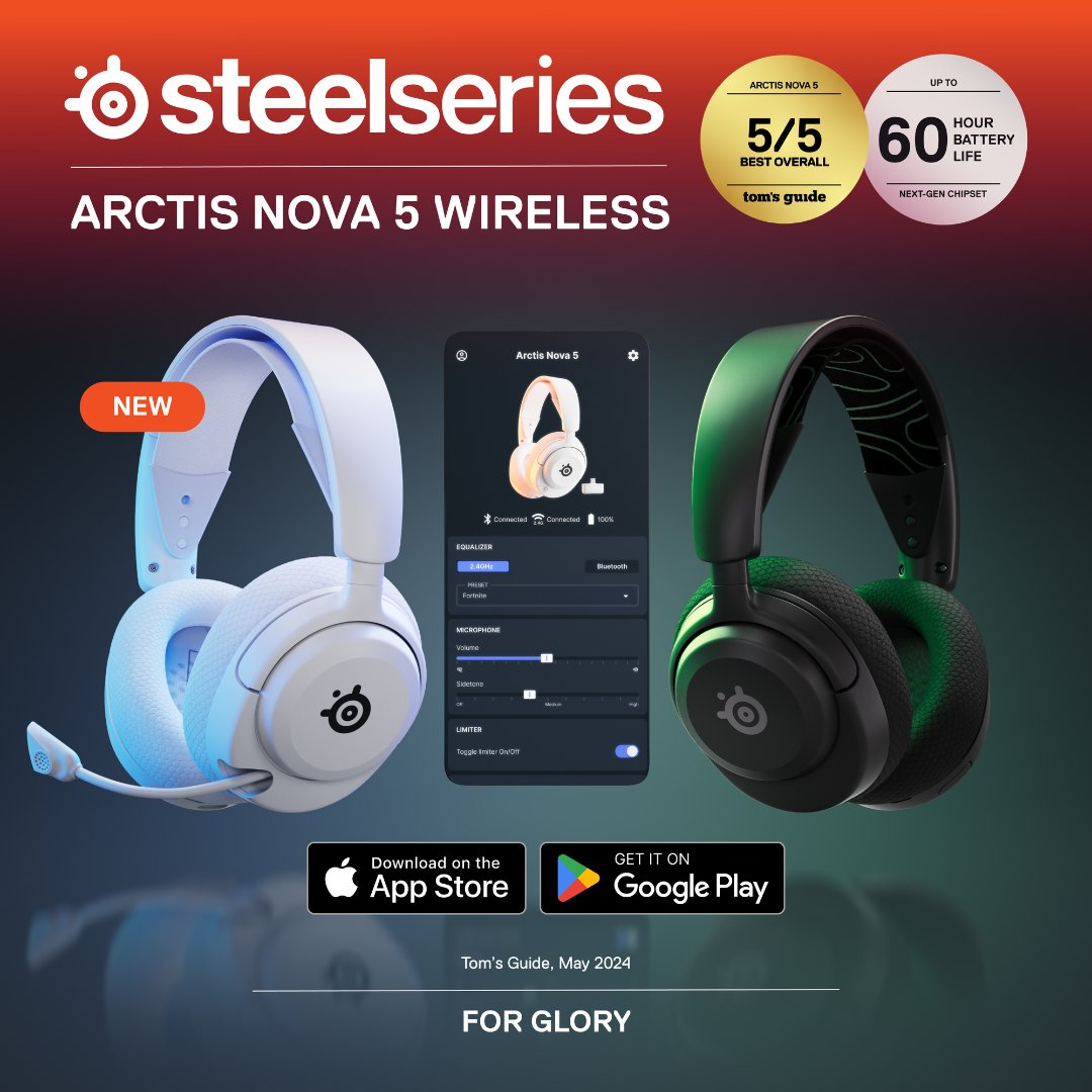 JB Hi Fi on X The new SteelSeries Arctis Nova 5 Wireless is out now With an incredible 60 hour battery life play for 8 hours a day all week long taking advantage of Fast