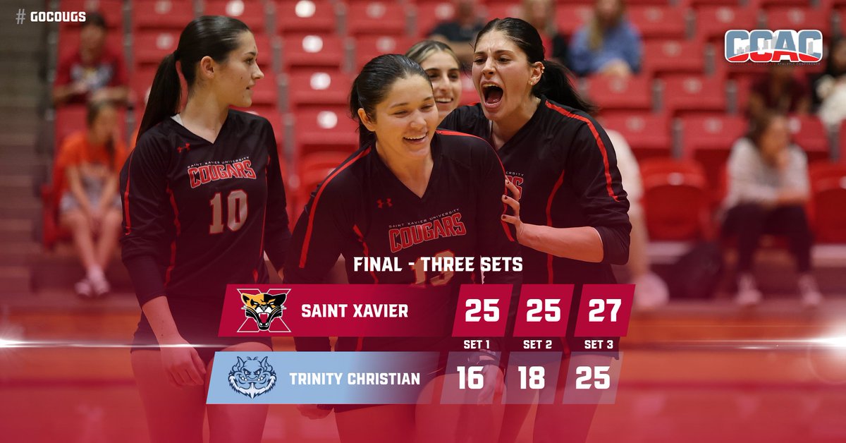 SXU Athletics (@sxuathletics) on Twitter photo COUGARS WIN!!! Kaleigh Ritter tallied 2️⃣9️⃣ asts & 1️⃣3️⃣ digs, Connie LeBel had 1️⃣4️⃣ digs & 1️⃣1️⃣ kills, Courtney Hunter posted 1️⃣4️⃣ kills & Avanna Martinez had 1️⃣1️⃣ digs in a 3-0 victory for <a href="/SXUVolleyball/">SXU Women's Volleyball</a>! #GoCougs🐾🏐 #WeAreSXU COUGARS WIN!!! Kaleigh Ritter tallied 2️⃣9️⃣ asts & 1️⃣3️⃣ digs, Connie LeBel had 1️⃣4️⃣ digs & 1️⃣1️⃣ kills, Courtney Hunter posted 1️⃣4️⃣ kills & Avanna Martinez had 1️⃣1️⃣ digs in a 3-0 victory for <a href="/SXUVolleyball/">SXU Women's Volleyball</a>! #GoCougs🐾🏐 #WeAreSXU