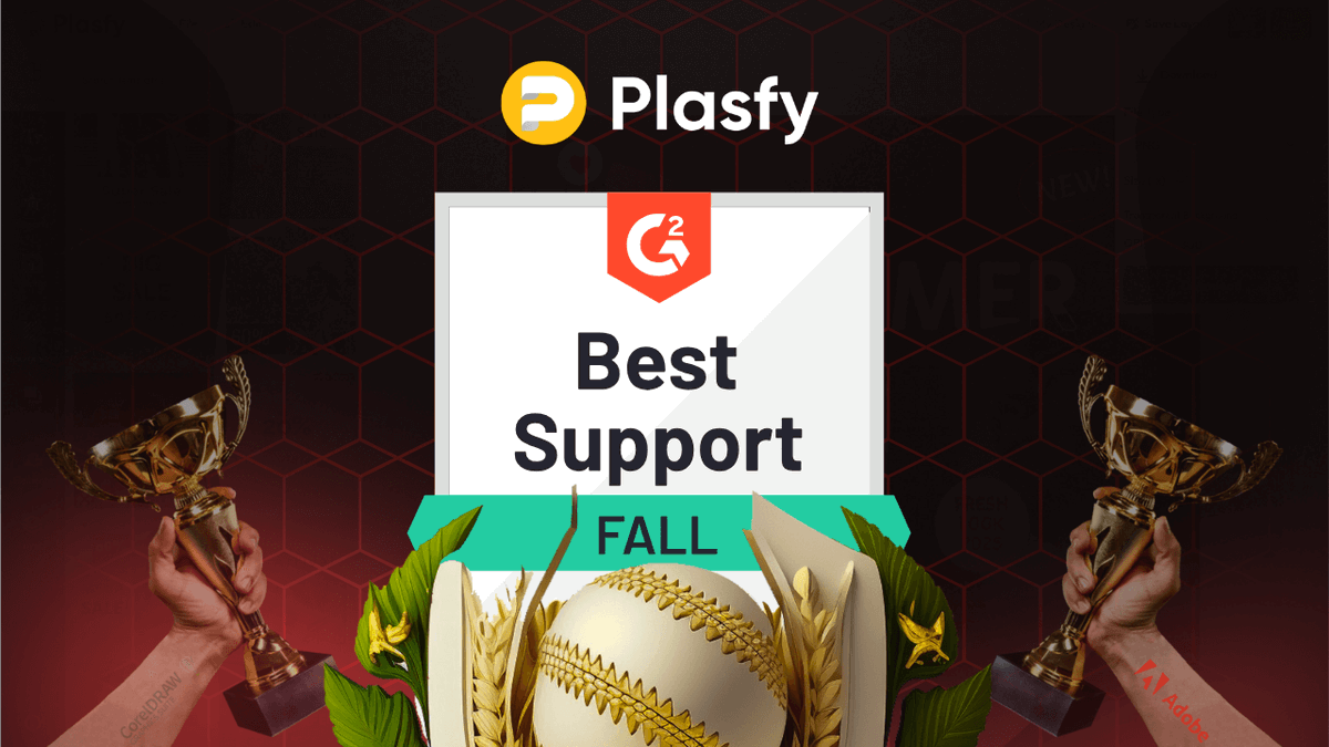 plasfy's tweet photo. 🎉 Exciting news! @Plasfy has earned the #1 badge for Best Support in the Vector Design Software category from G2! 🏆 With a top score of 9.28/10 for Quality of Support, we've outperformed industry giants like Adobe Illustrator and CorelDRAW! #Plasfy #DesignSoftware #G2Awards https://t.co/e7mtKUNf8u