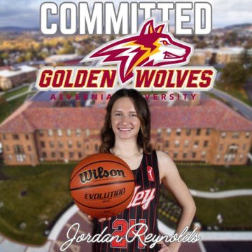 Congrats to rising Rancocas Valley Sr Jordan Reynolds on her commitment to Alvernia U.  The Golden Wolves are getting a talented &amp; hard nosed PG and I look forward to seeing you play @ the next level. Thank you #24 for your 2 yr dedication to the AUF Lady Hawks ... You Go Girl !